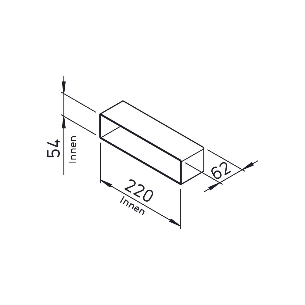 Helios FV Flachkanal-Verbinder, Kunststoff, Weiß... HELIOS-00625 4010184006251 (Abb. 2)