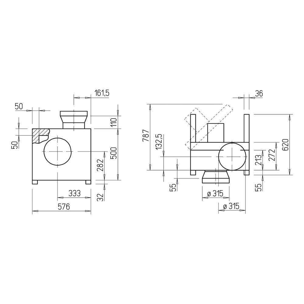 Helios MBD 250/4 EX Megabox, 3 PH, Anschluss DN 315, 4140m3/h, 1,5kW, 400V... HELIOS-06014 4010184060147 (Abb. 2)