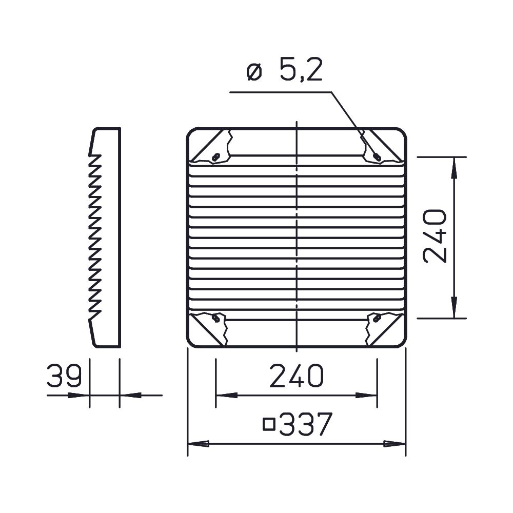Helios G 250 Lüftungsgitter DN 250, Weiß... HELIOS-00256 4010184002567 (Abb. 2)