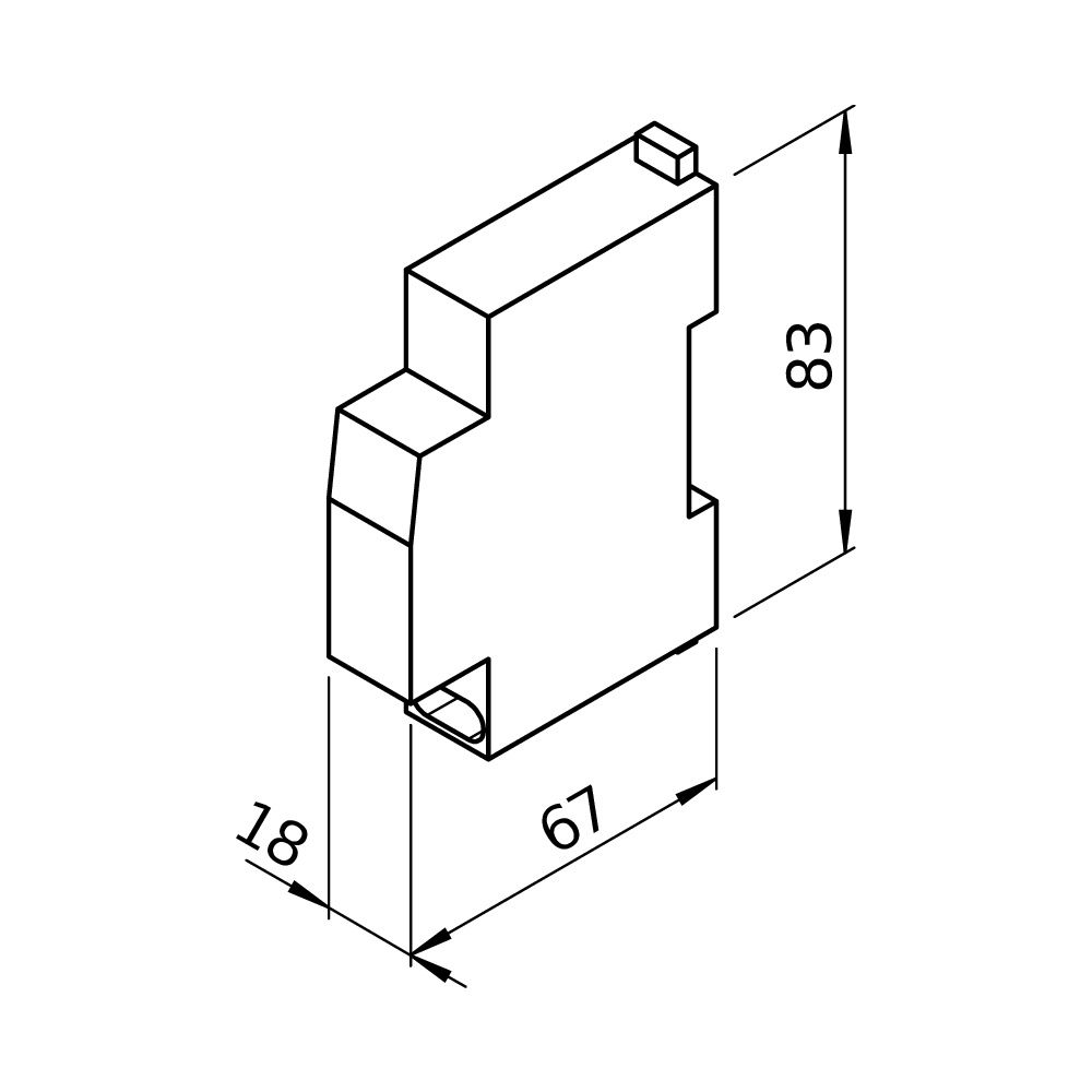 Helios Zeit-Nachlaufrelais ZV für Verteilerschrankeinbau, max. 2,1A, 1-phasig 230V... HELIOS-01279 4010184012795 (Abb. 2)
