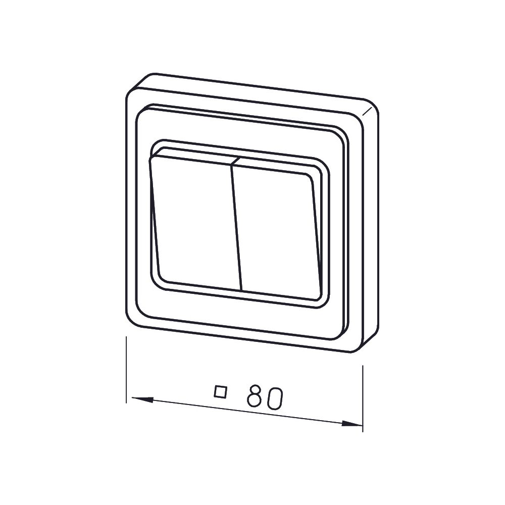 Helios MVB Betriebsschalter 0-1-2 für Multivent-Rohrventilatoren... HELIOS-06091 4010184060918 (Abb. 2)