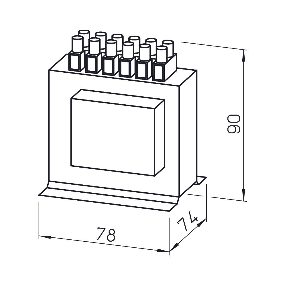 Helios TSSW 1,5 Drehzahl-Steuertrafo 1-PH 230V 1,5A, für Schaltschrankeinbau... HELIOS-06520 4010184065203 (Abb. 2)