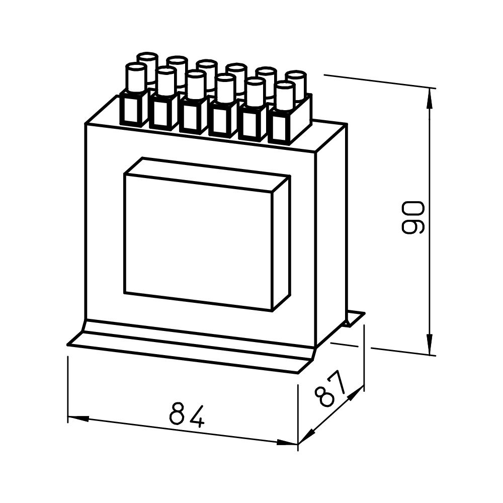 Helios Drehzahl-Steuertrafo TSSW 3, für Schaltschrankeinbau, 1-PH 230V, 3,0A... HELIOS-06521 4010184065210 (Abb. 3)
