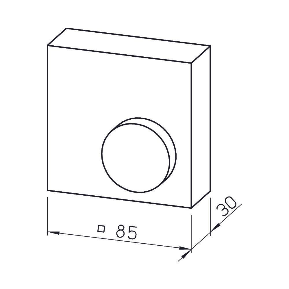 Helios TFR Raum-Temperaturfühler zu EHS... HELIOS-05006 4010184050063 (Abb. 2)