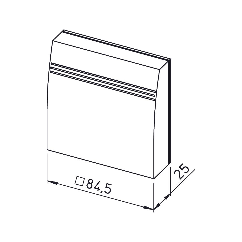 Helios LTR 40 Lufttemperatur-Raumfühler für Helios Regelgeräte EUR6C, EUREC, FU-C, FU-CS,... HELIOS-01323 4010184013235 (Abb. 2)