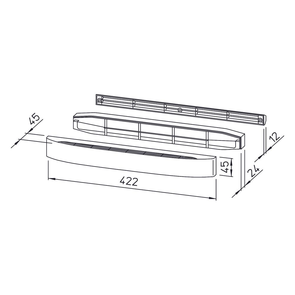 Helios ALEFS HYGRO 5/45 Außenluft-Einströmelement mit feuchteabhängiger Steuerung und Sch... HELIOS-02057 4010184020578 (Abb. 2)
