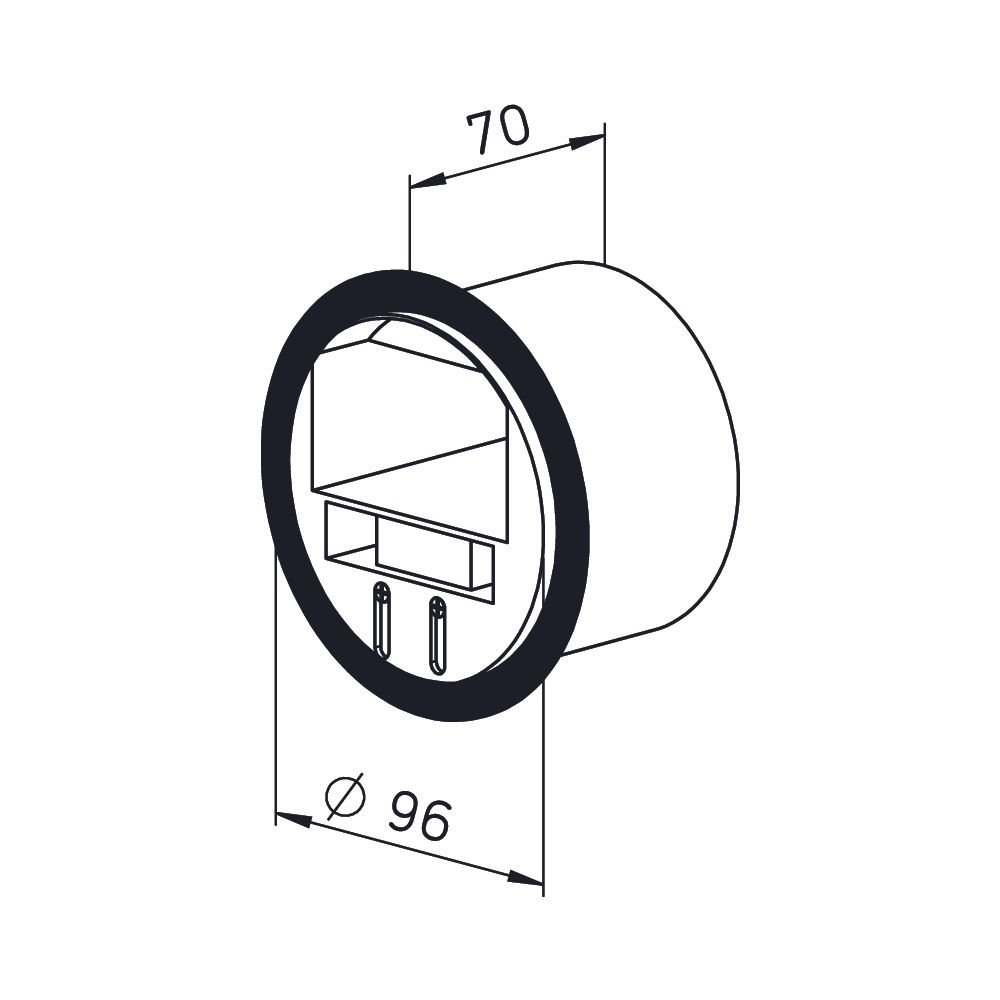 Helios VKH 100/50-100 Volumenstrom-Konstanthalter DN 100, einstellbar 50-100m3/h... HELIOS-00003 4010184000037 (Abb. 2)
