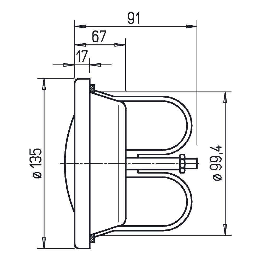 Helios BTV 100 Brandschutz-Tellerventil DN 100 mit Einbauring ohne Wartungsauflagen, Feue... HELIOS-02634 4010184026341 (Abb. 2)