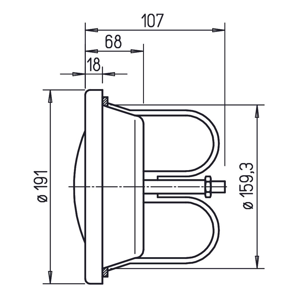 Helios Brandschutz-Tellerventil BTV 160, mit Einbauring ohne Wartungsauflagen, Feuerwider... HELIOS-02636 4010184026365 (Abb. 2)