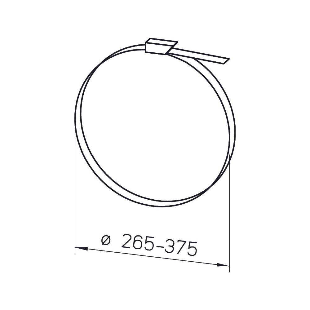 Helios SCH 315/355 Schlauchschellen DN 265-375, 10 Stück... HELIOS-05727 4010184057277 (Abb. 2)