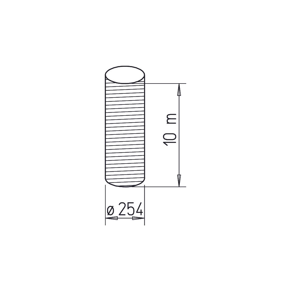 Helios ALF 250 Aluminiumflexrohr DN 250, Kartoninhalt 10lfm... HELIOS-05716 4010184057161 (Abb. 2)