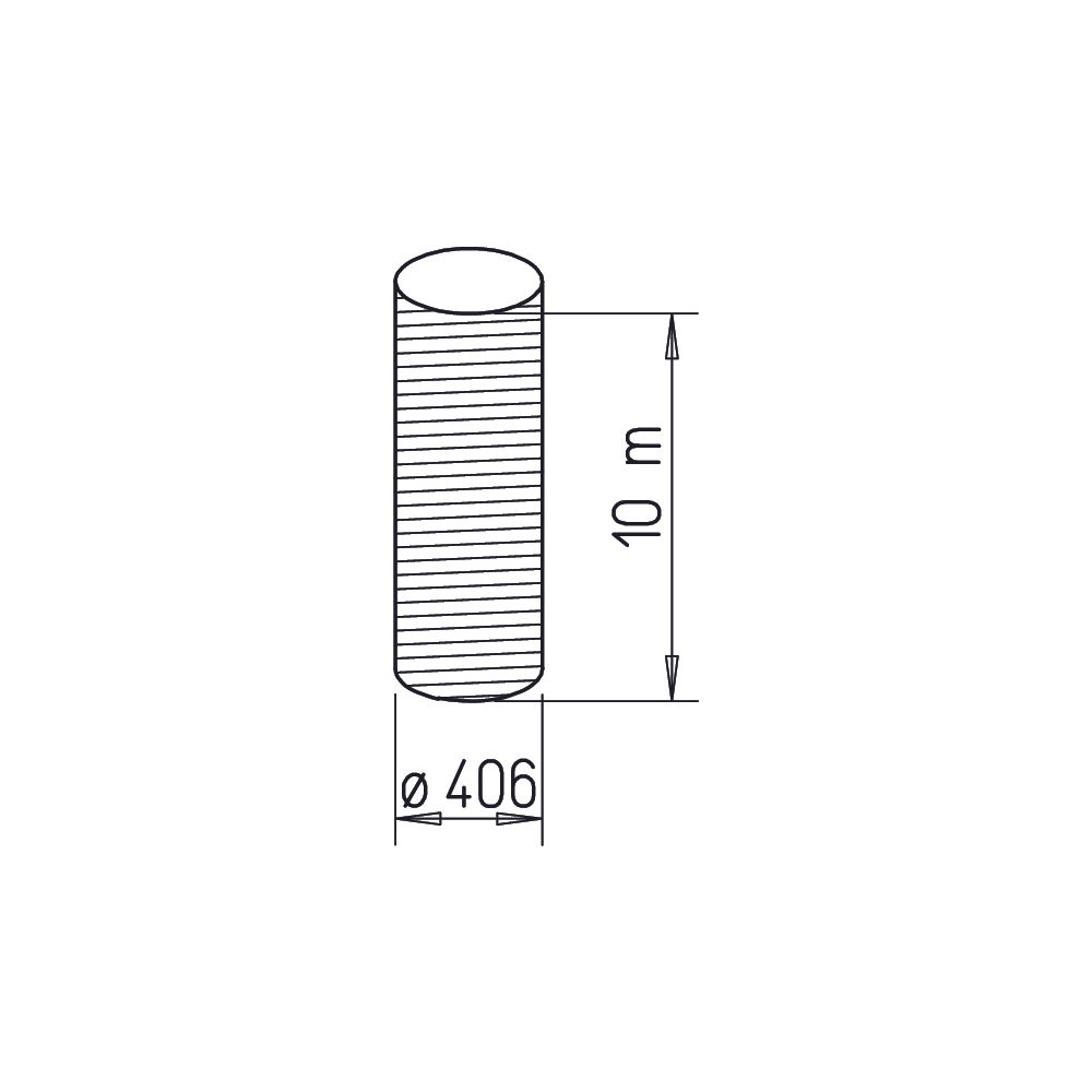 Helios ALF 400 Aluminiumflexrohr DN 400, Kartoninhalt 10lfm... HELIOS-05759 4010184057598 (Abb. 2)