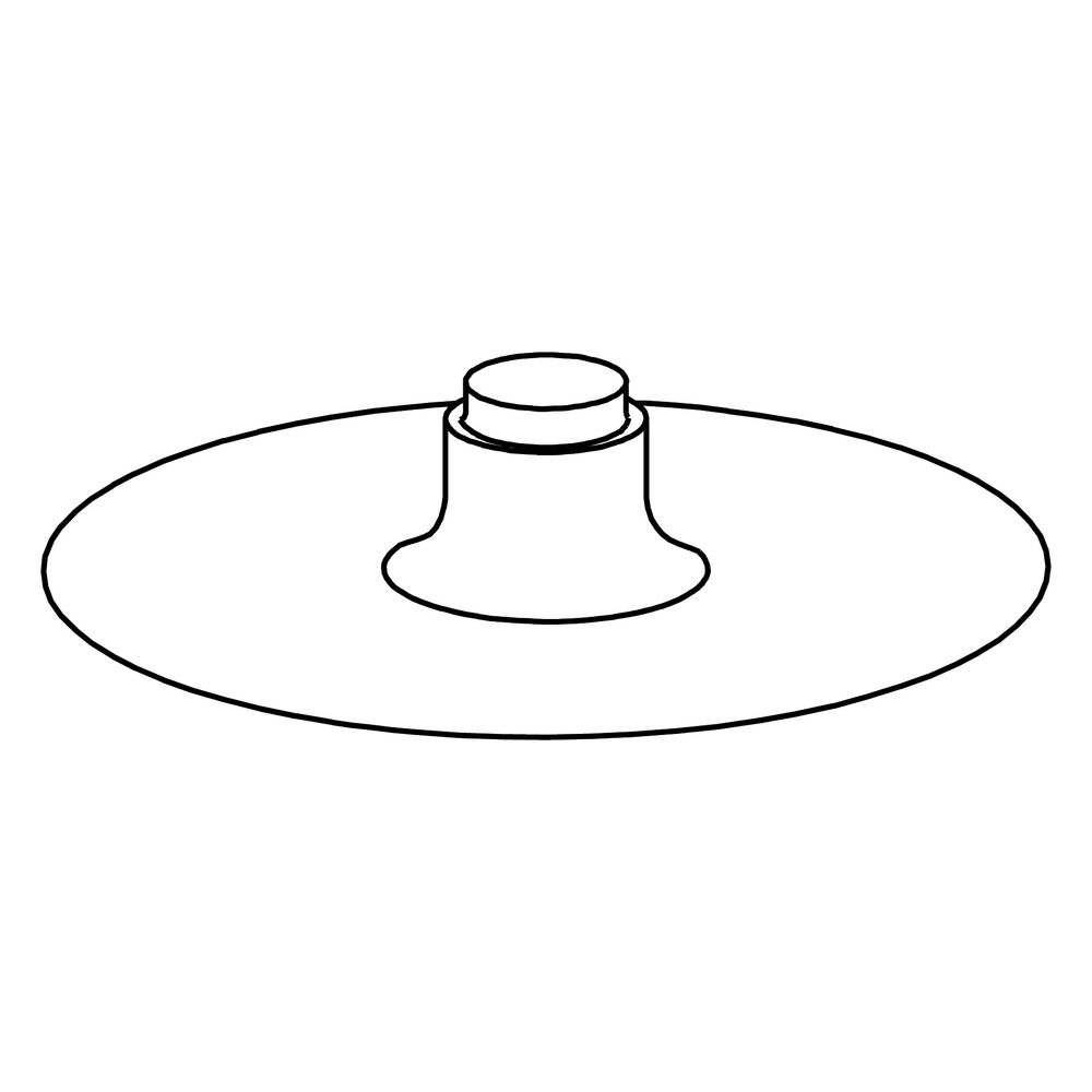 Helios FDP 125 Alu-Dachpfanne für Flachdach DN 125 zu Dachhaube DH 125... HELIOS-02013 4010184020134 (Abb. 2)