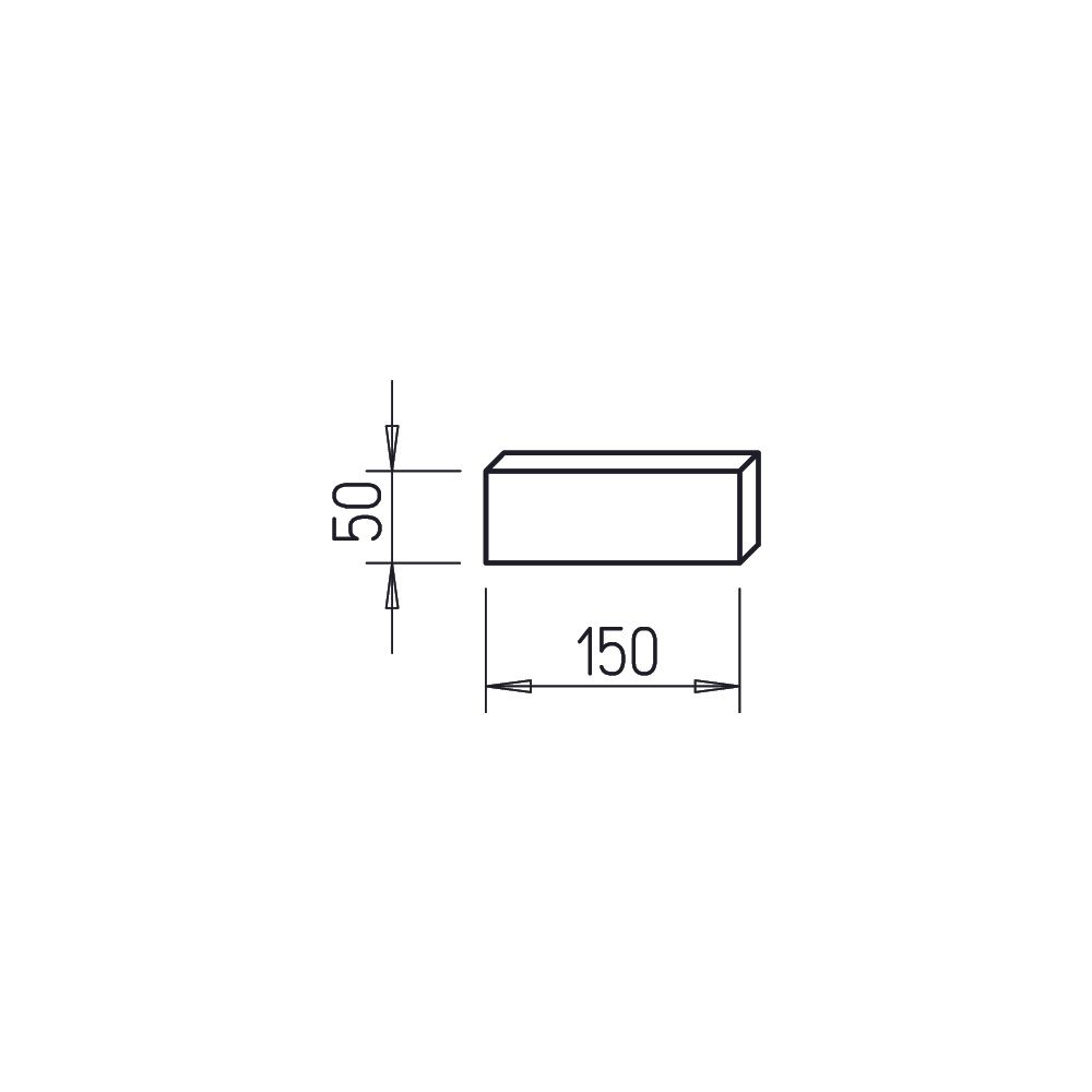 Helios FK-ED 150 Flachkanal Enddeckel 150x50mm, Stahlblech verzinkt... HELIOS-02943 4010184029434 (Abb. 2)