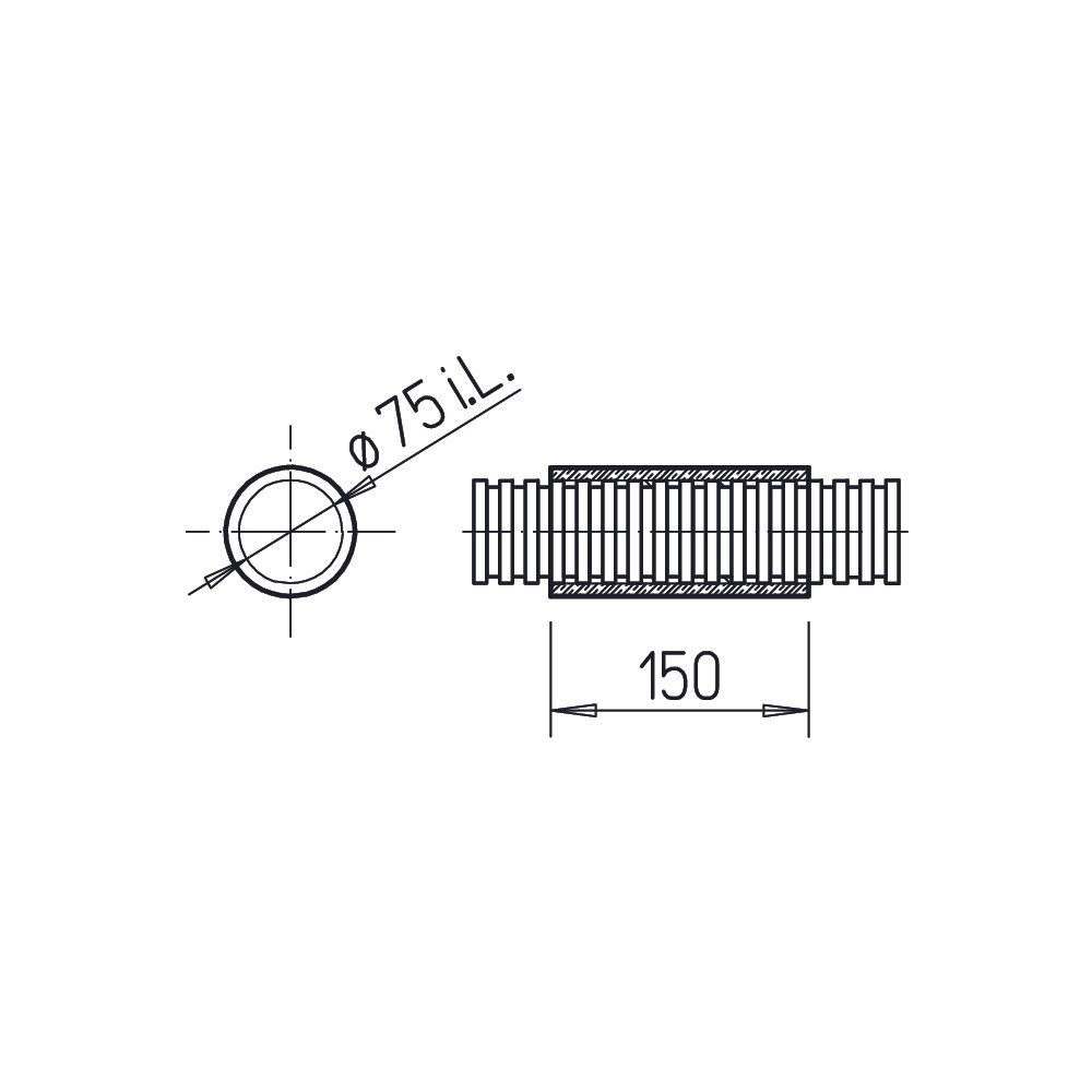 Helios FRS-VM 75 FlexPipe Verbindungsmuffe DN 75mm... HELIOS-02914 4010184029144 (Abb. 2)