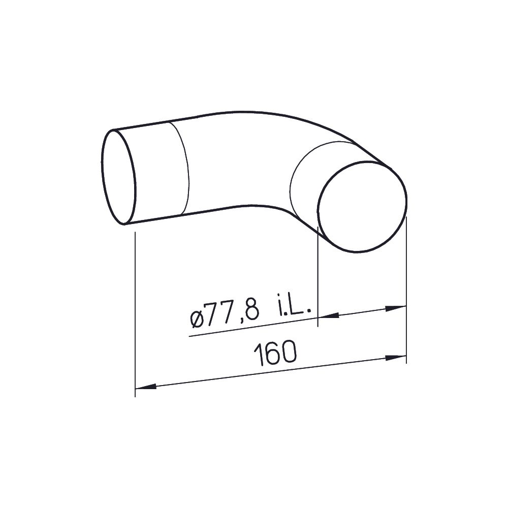 Helios FRS-B 75 FlexPipe Kurzbogen 90 Grad, DN 75... HELIOS-02994 4010184029946 (Abb. 2)