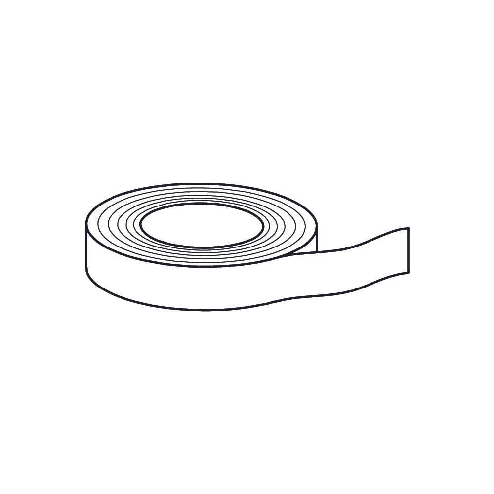 Helios KSB 50mm x 15m Kaltschrumpfband für Abdichtung Rundrohr, Grau... HELIOS-09343 4010184093435 (Abb. 2)