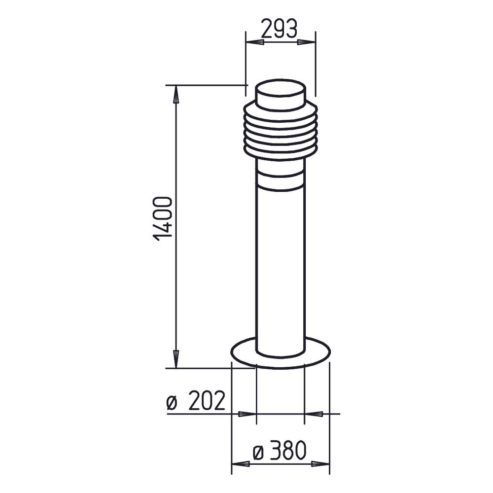 Helios LEWT-A Außenluft-Ansaugsäule mit Filter zu EWT-Bausatz... HELIOS-02992 4010184029922 (Abb. 2)