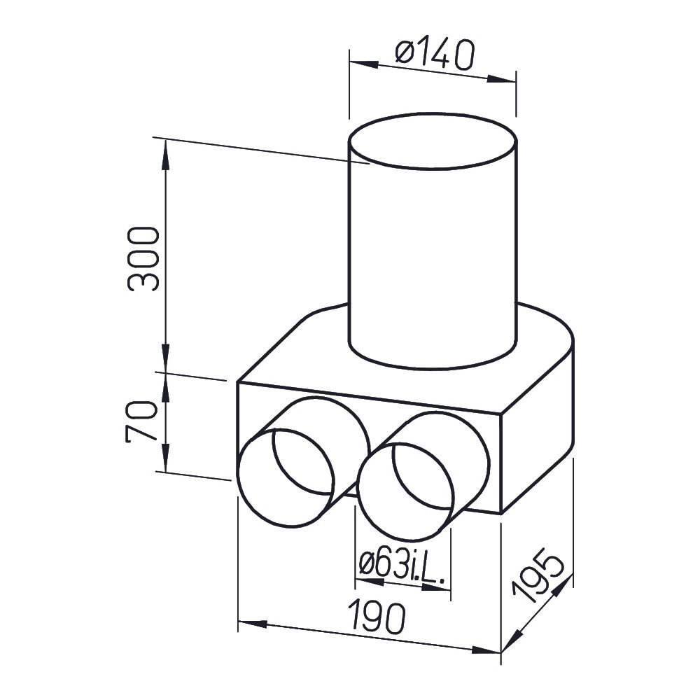 Helios FRS-BKGS 2-63 FlexPipe Bodenkasten-Set, 2x DN 63... HELIOS-09991 4010184099918 (Abb. 2)