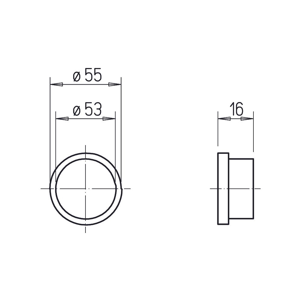 Helios FRS-VD 63 FlexPipe Verschlussdeckel für FRS-R 63, 10 Stück... HELIOS-09330 4010184093305 (Abb. 2)