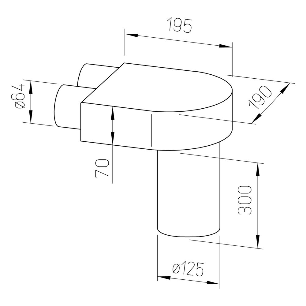 Helios FRS-DKV 2-63/125 FlexPipe Deckenkasten für Ventilanschluss 125mm und 2x DN 63... HELIOS-09430 4010184094302 (Abb. 2)