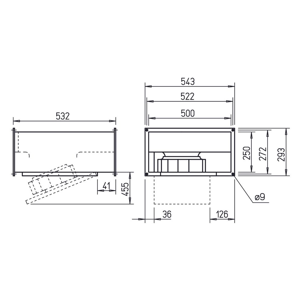 Helios KRW 225/2/50/25 Kanalventilator 1-PH 230V, 1160m3/h, 168W... HELIOS-08873 4010184088738 (Abb. 2)