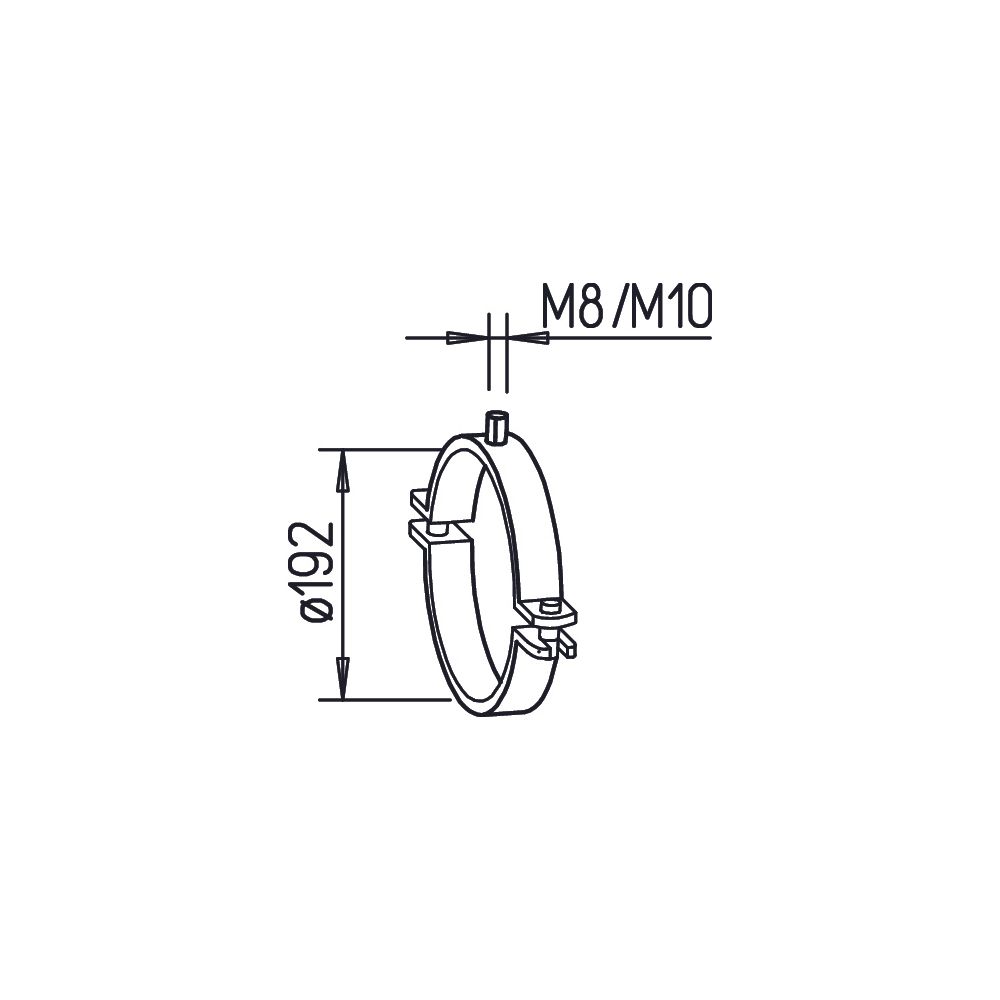 Helios IP-S 160 Befestigungsschelle DN 160... HELIOS-09392 4010184093923 (Abb. 2)