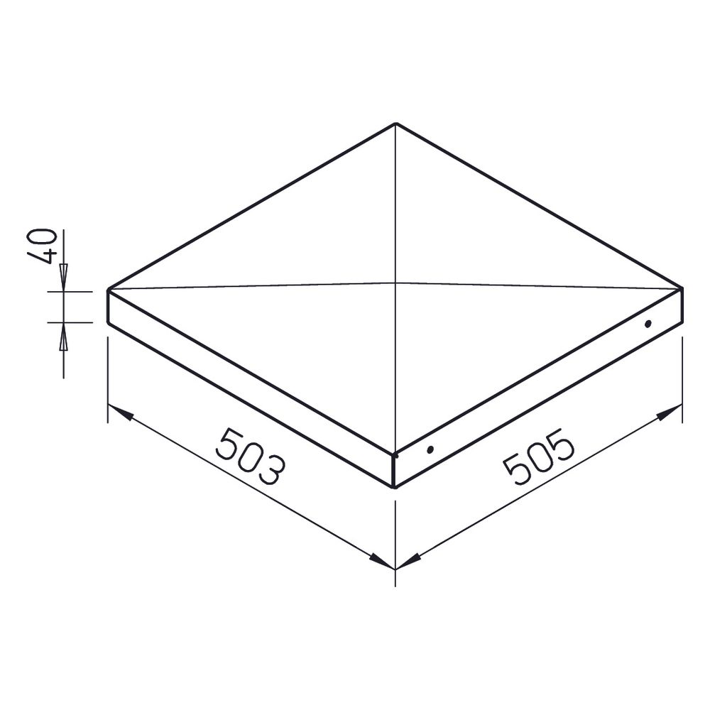 Helios GB-WSD 315/355 Wetterschutzdach zu Gigabox NG 315,355... HELIOS-05747 4010184057475 (Abb. 2)