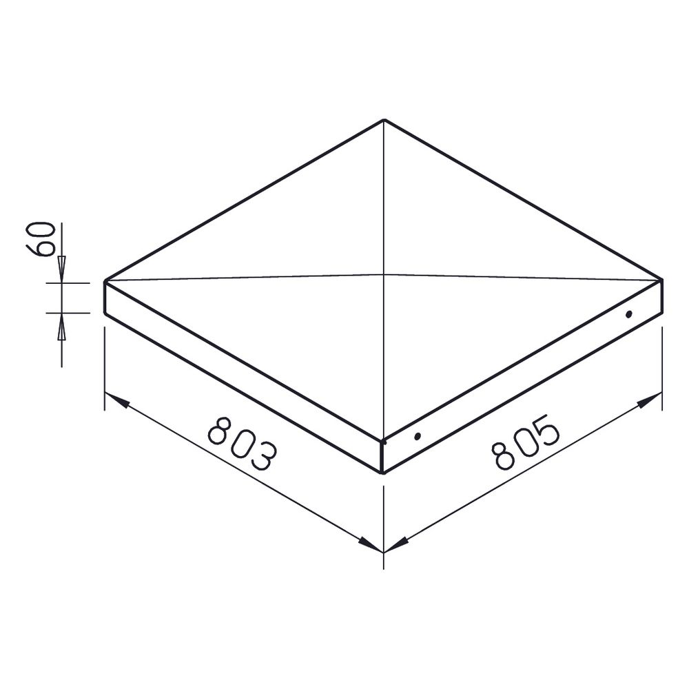 Helios GB-WSD 560/630/EC500 Wetterschutzdach zu Gigabox NG 560,630, EC 500... HELIOS-05749 4010184057499 (Abb. 2)