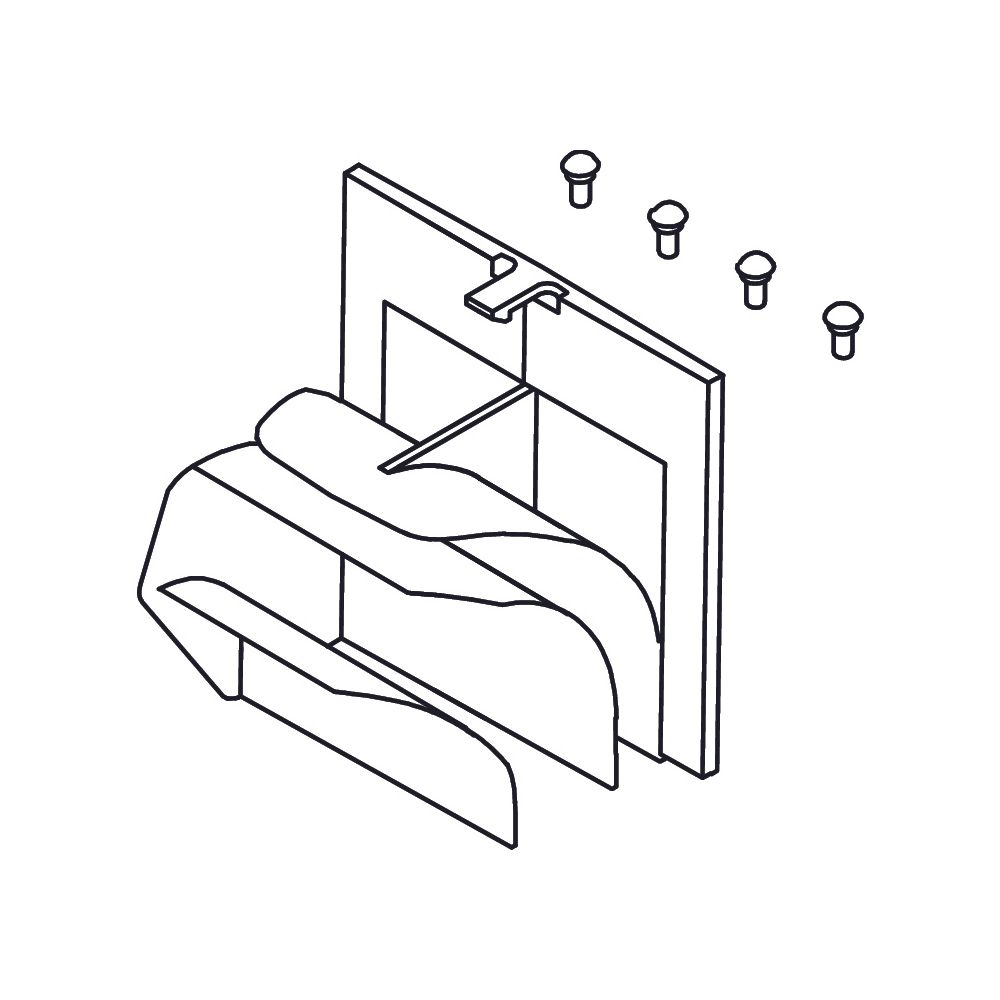 Helios ELS-ARS Umbauset für Ausblas rückseitig, zu ELS-GU/-GUBA. Umlenkstück und Nieten... HELIOS-08185 4010184081852 (Abb. 2)
