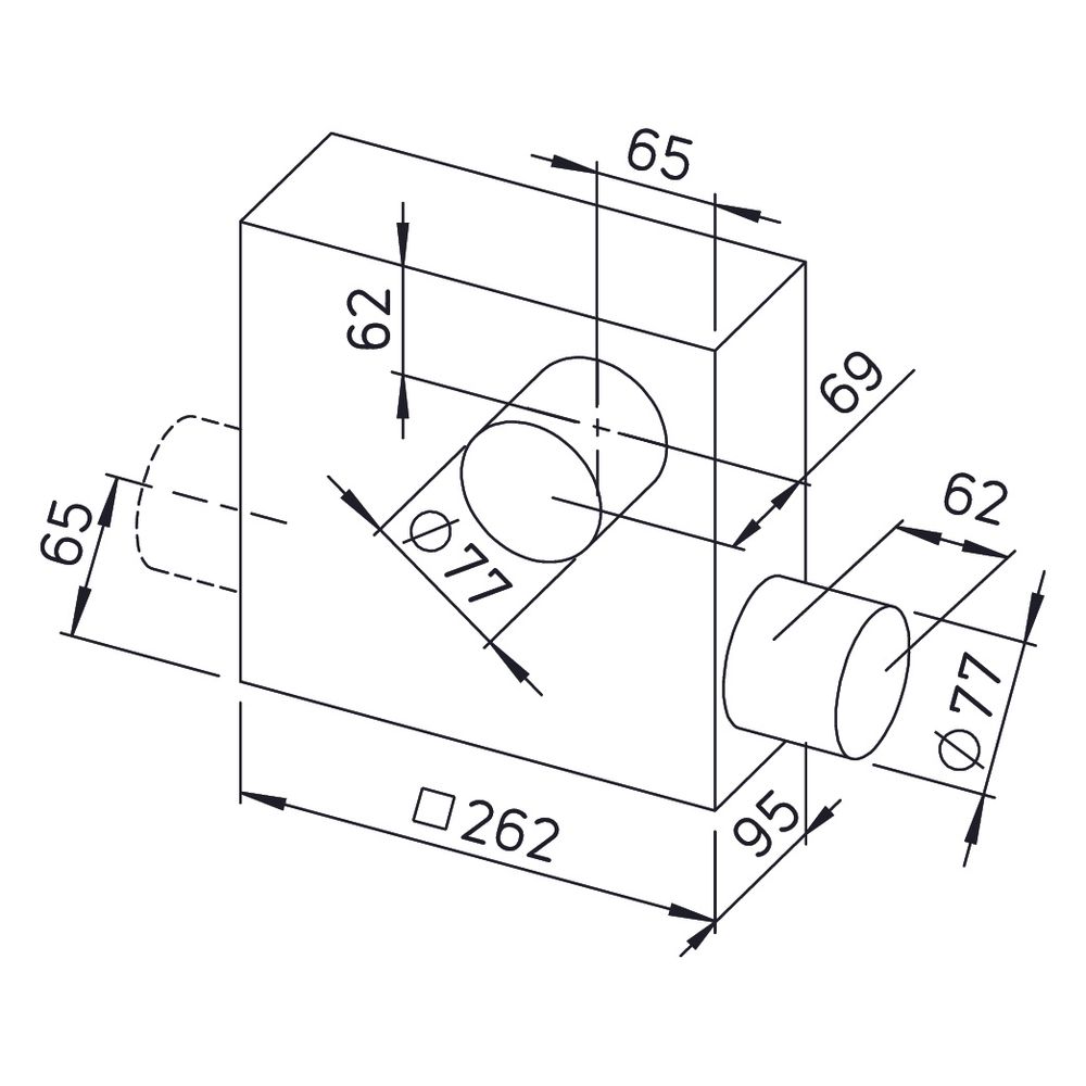 Helios ELS-GUBRZR UP-Gehäuse mit Brandschutzabsperrklappe und -ummantelung K90, Zweitraum... HELIOS-08118 4010184081180 (Abb. 2)