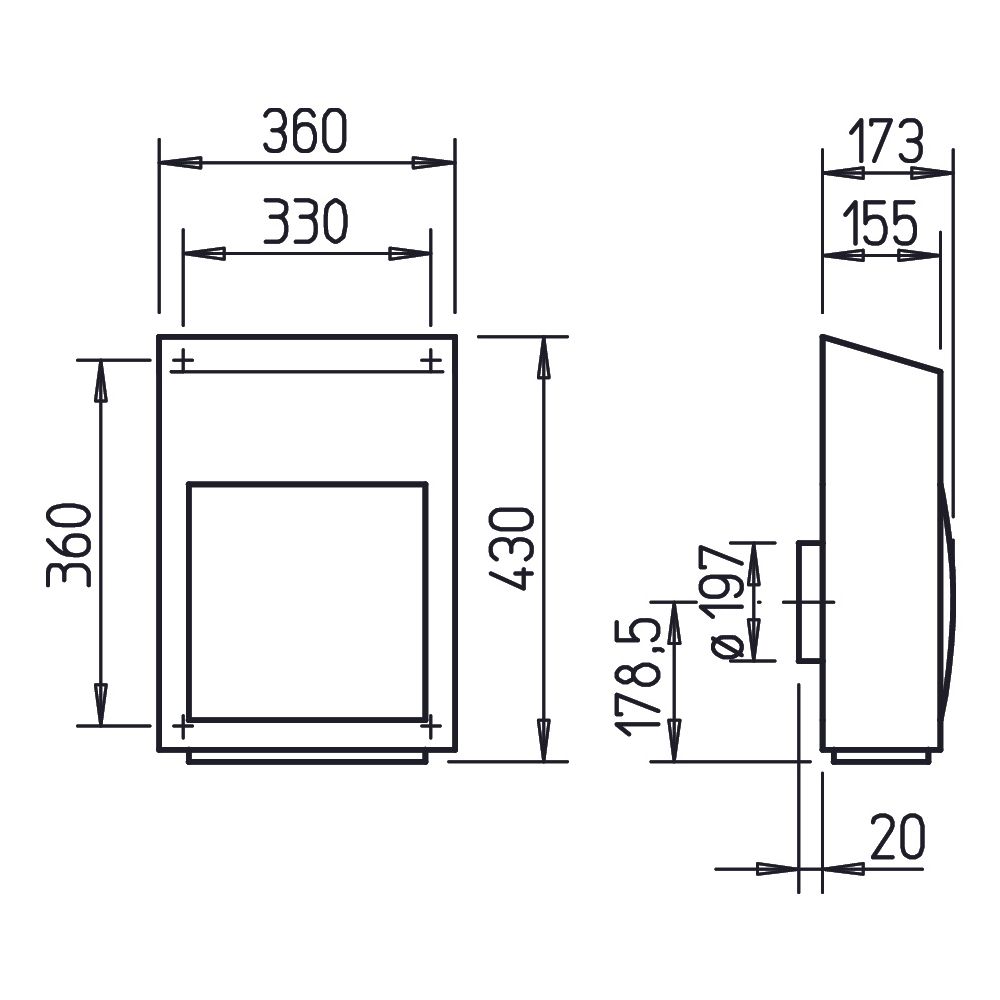 Helios AV 200 Außenwand-Abluftventilator mit Rohranschluss DN 200mm, 785m3/h, 155W, 230V... HELIOS-02657 4010184026570 (Abb. 2)