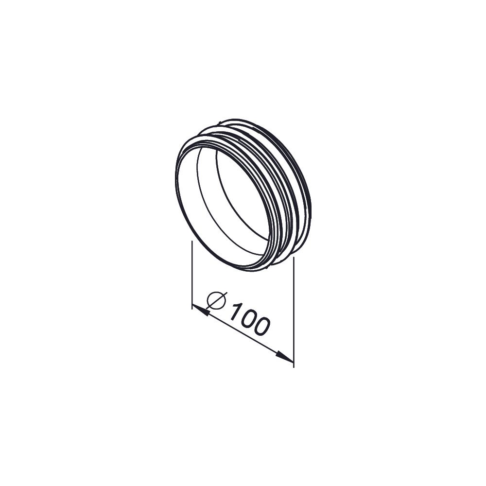 Helios RP-KV Renopipe Kurzverbinder, komplett... HELIOS-03030 4010184030300 (Abb. 2)