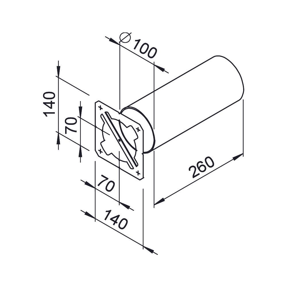 Helios RP-WH Renopipe Wandhülse DN 100... HELIOS-03035 4010184030355 (Abb. 2)