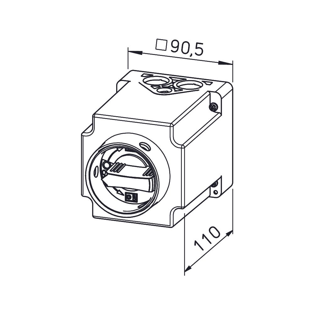 Helios RHS 6 und 2 Revisions-/Hauptschalter 6-polig, 400V, IP 65... HELIOS-01595 4010184015956 (Abb. 2)