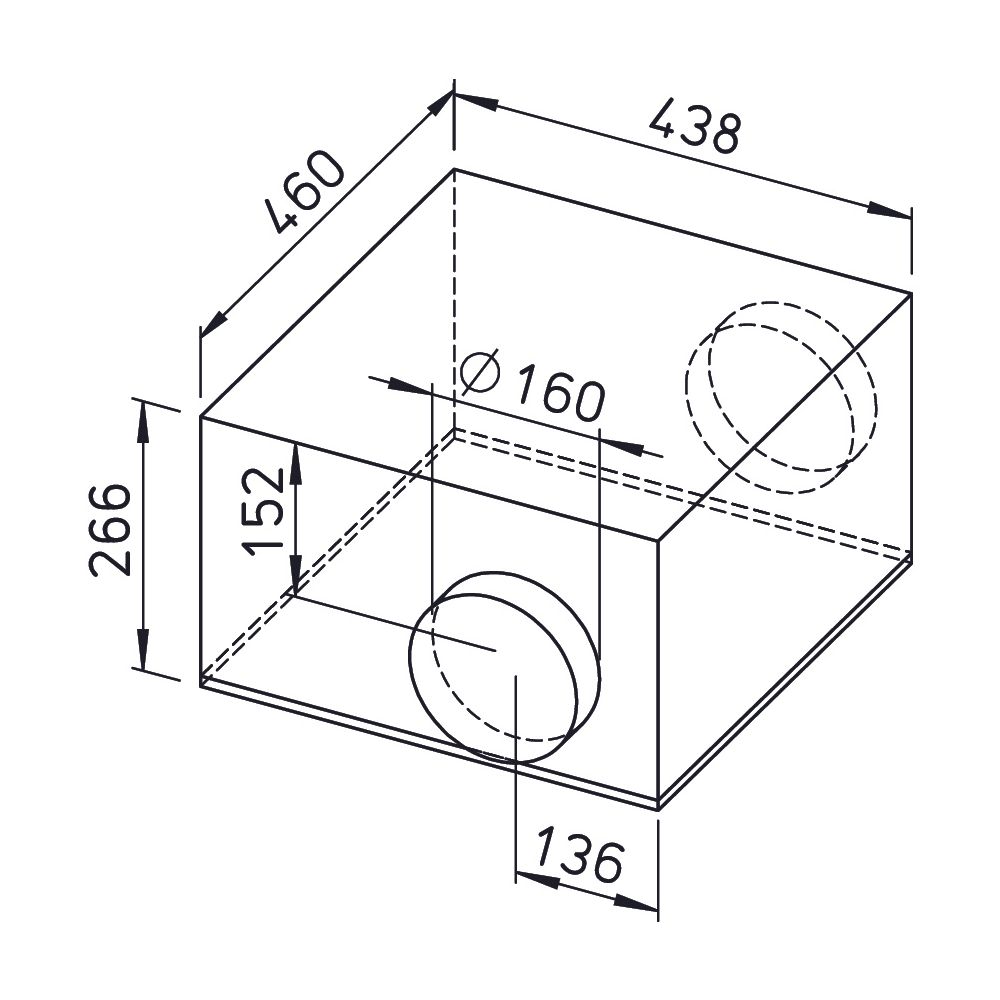 Helios SB EC 160 B Silentbox Rohrventilator schallgedämpft DN 160, 1-PH 230V regelbar, 59... HELIOS-09625 4010184096252 (Abb. 2)