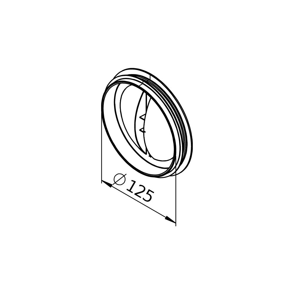 Helios FlexPipe Verschlussdeckel FRS-VD 125, DN 125... HELIOS-03865 4010184038658 (Abb. 3)