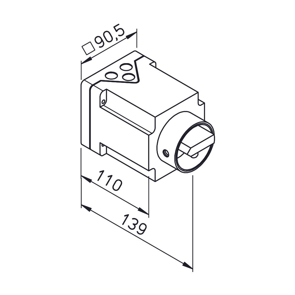 Helios RS 6 plus 1 7,5 Revisionsschalter, 6-polig 7,5kW, AC-23B, 400V, 3-PH IP 65, Verrie... HELIOS-06388 4010184063889 (Abb. 2)