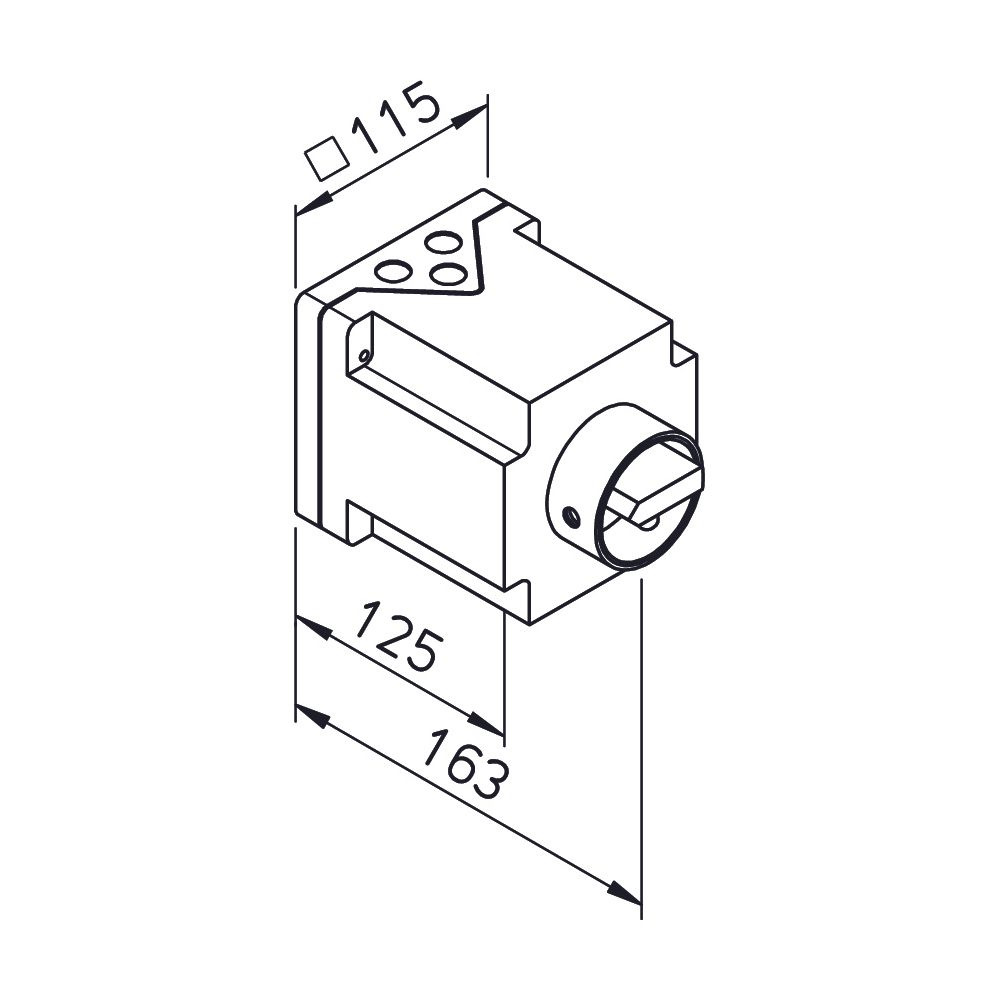 Helios RS 6 plus 1 11 Revisionsschalter, 6-polig 11kW, AC-23B, 400V, 3-PH IP 65, Verriege... HELIOS-06389 4010184063896 (Abb. 2)