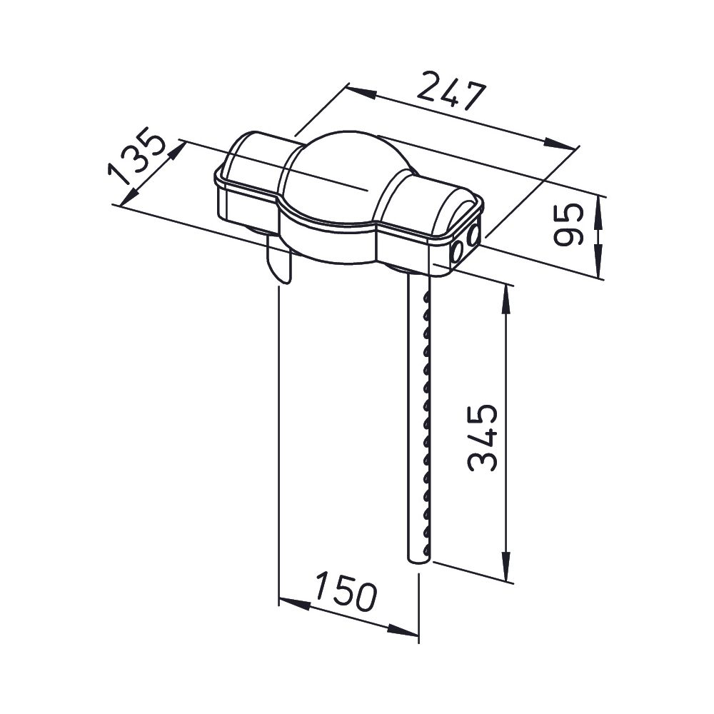 Helios Kanalrauchmelder RMK, IP 54, potentialfreier Öffner, 16-28V DC, 22/11mA... HELIOS-04982 4010184049821 (Abb. 2)