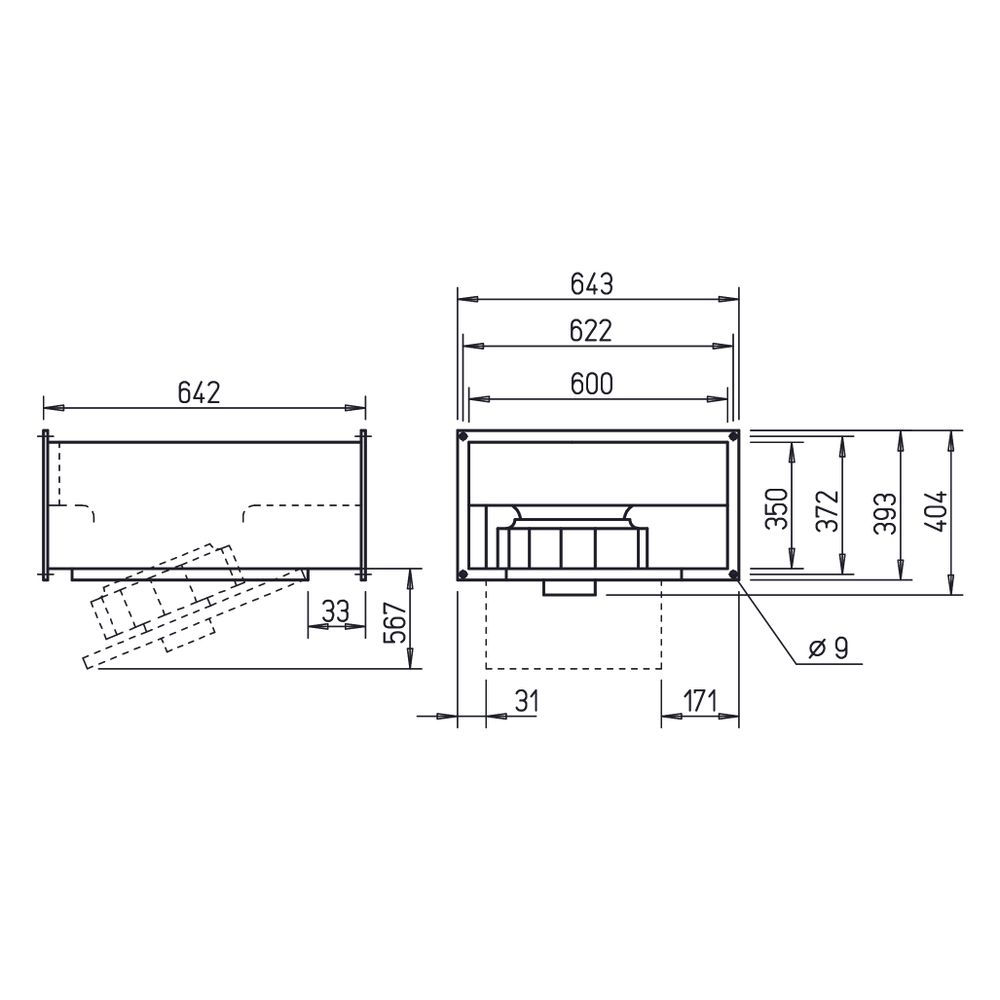 Helios KRD 355/4/60/35 Kanalventilator 3-PH 400V, 2840m3/h, 245W... HELIOS-08584 4010184085843 (Abb. 2)