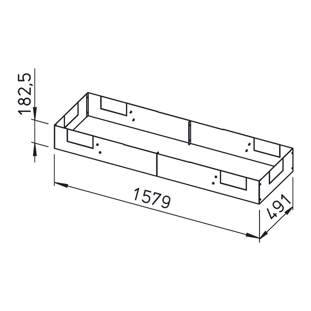 Helios KWL-SB 1200 S Sockelblende für KWL EC 1200 S, Stahlblech verzinkt... HELIOS-09316 4010184093169 (Abb. 2)