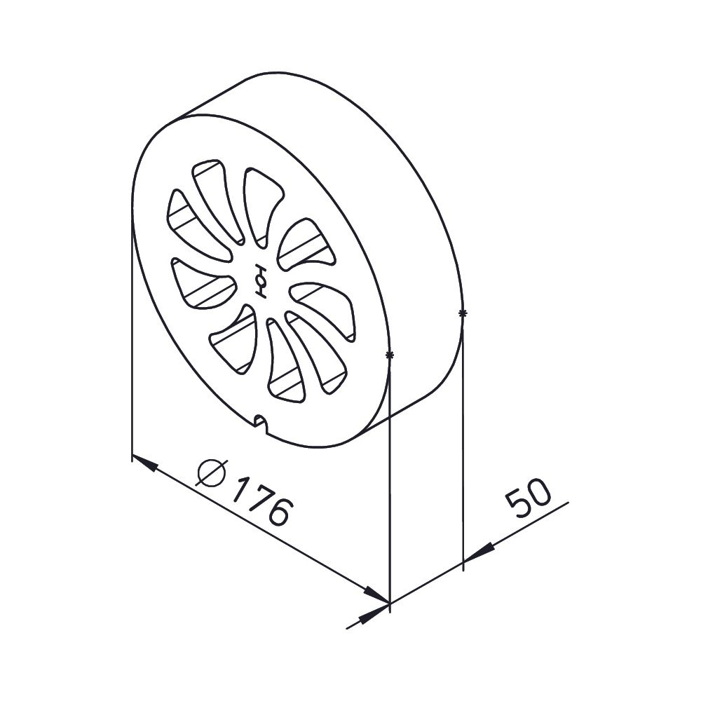 Helios KWL 45 SE Schalldämmelement DN 180 für Wandhülse KWL EC 45... HELIOS-04177 4010184041771 (Abb. 2)