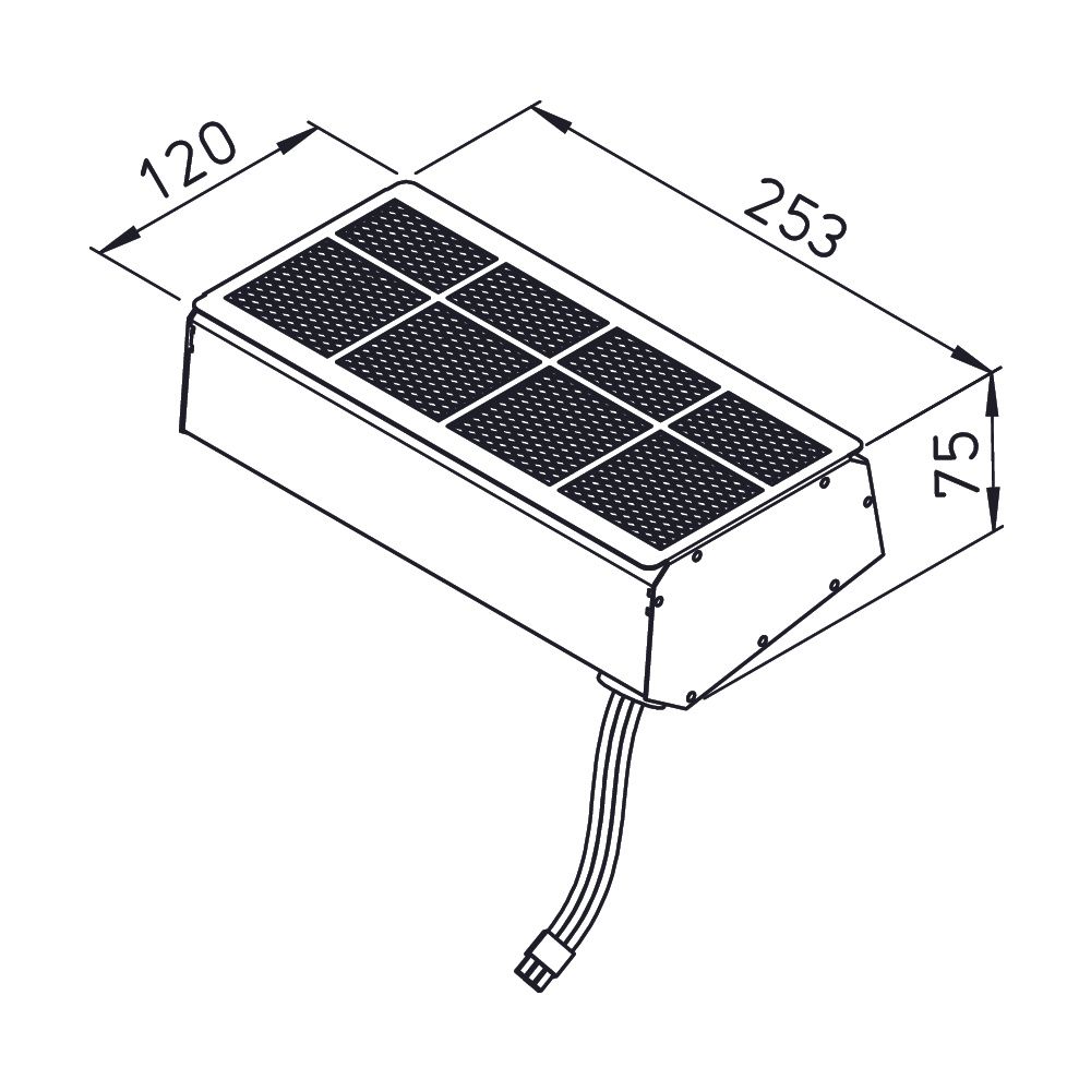 Helios KWL-EVH 170 W Elektro-Vorheizung zu KWL EC 170 W, 100W... HELIOS-00936 4010184009368 (Abb. 2)