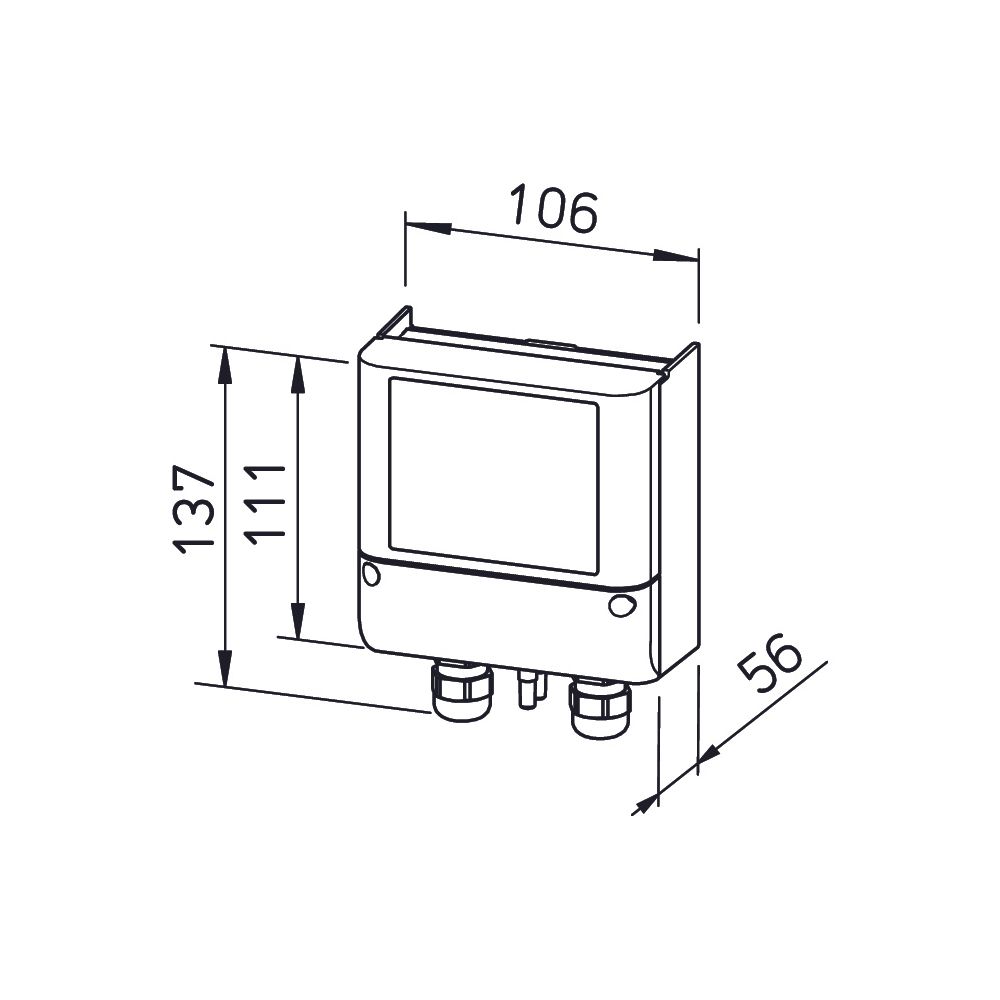 Helios EDR elektrisch Druckregler für EC- und AC-Ventilatoren mit FU 24V / 0-10V, 6mA... HELIOS-01437 4010184014379 (Abb. 2)
