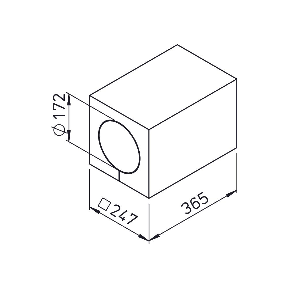 Helios KWL 45-160 WS Wandstein DN 160, Länge 365mm... HELIOS-09302 4010184093022 (Abb. 2)