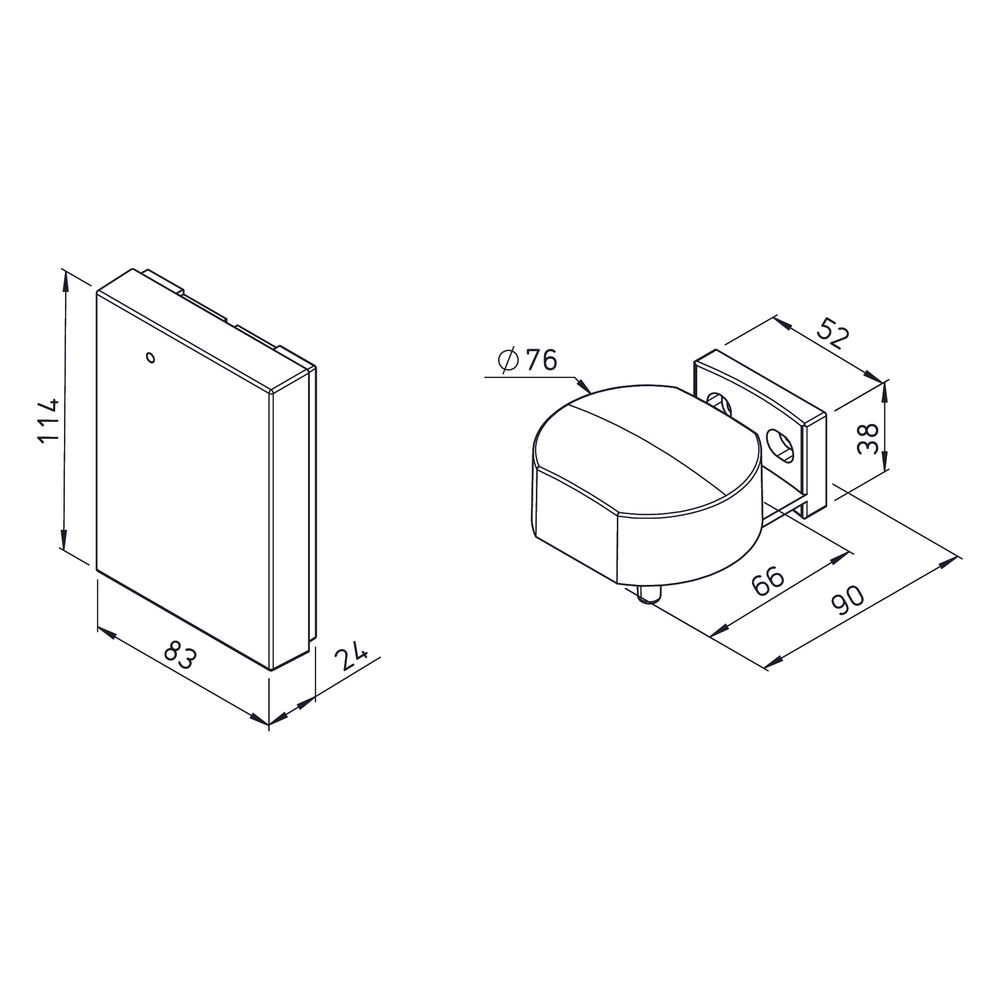 Helios FDR Feuchtedifferenzregelung bestehend aus Innensteuerung und Außensensor... HELIOS-08157 4010184081579 (Abb. 2)