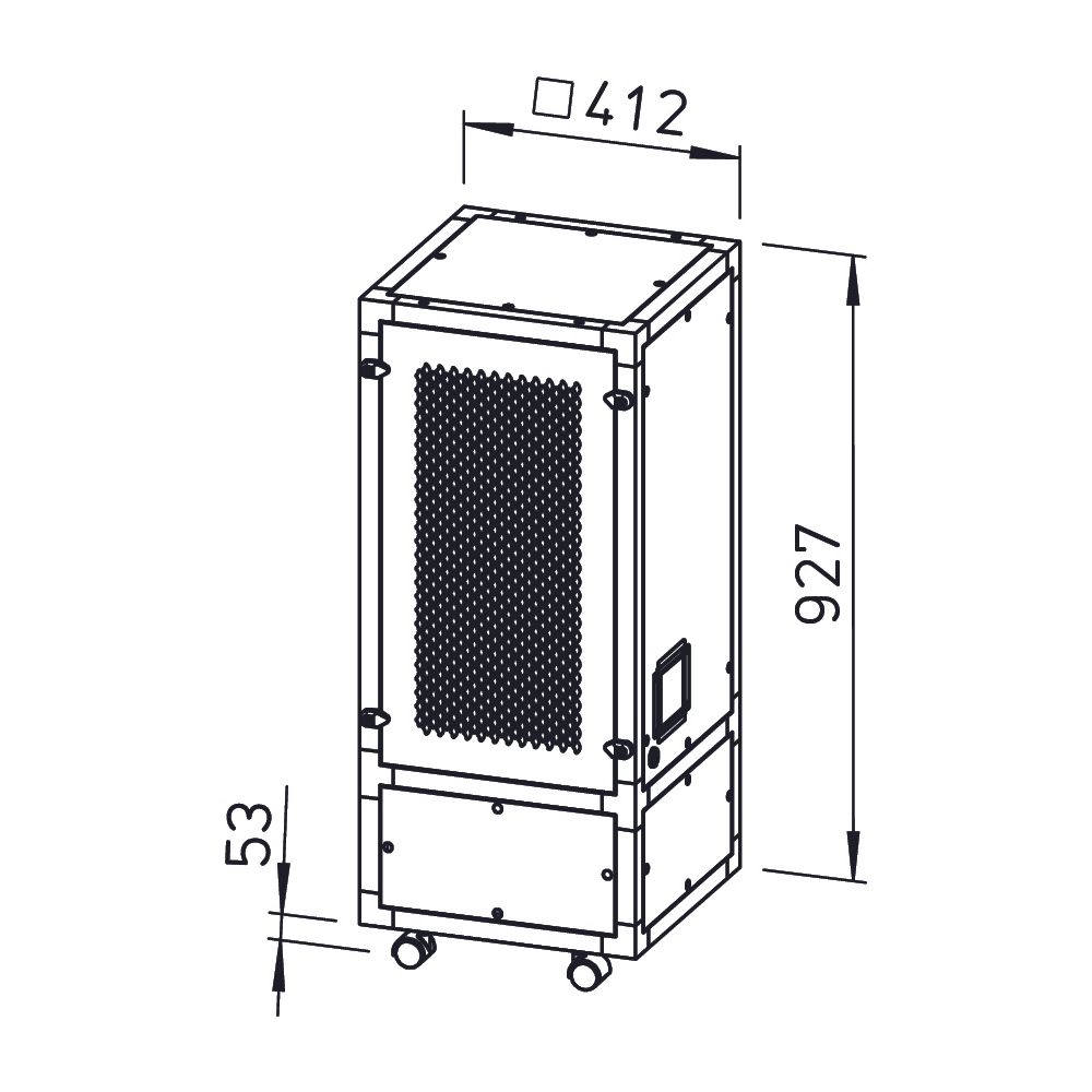 Helios AirPal Go 600 H mobiler Luftreiniger max. 600m3/h mit Hepa 14 Filter... HELIOS-00662 4010184006626 (Abb. 2)
