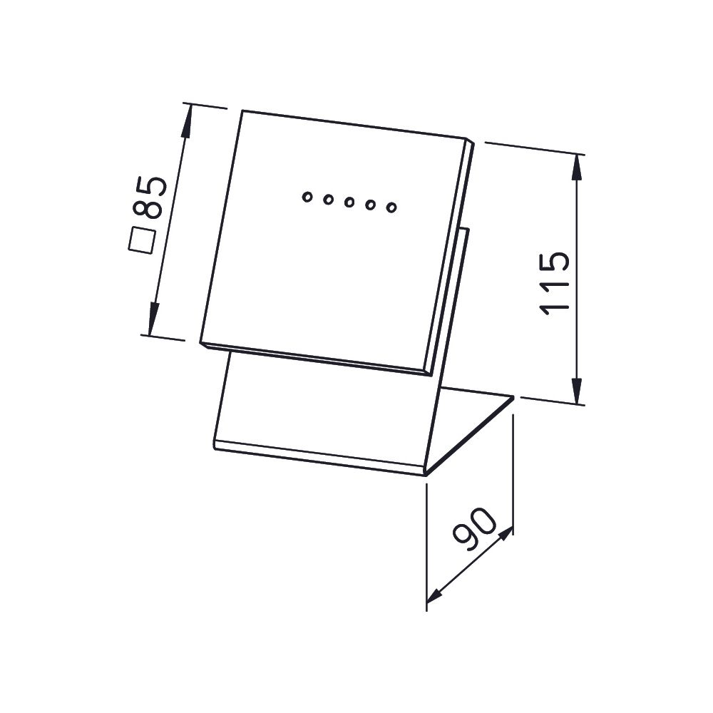Helios CO2-Monitor CO2 AP für Wandmontage mit Netzstecker, Optischer NDIR-Sensor, Messber... HELIOS-40107 4010184401070 (Abb. 2)