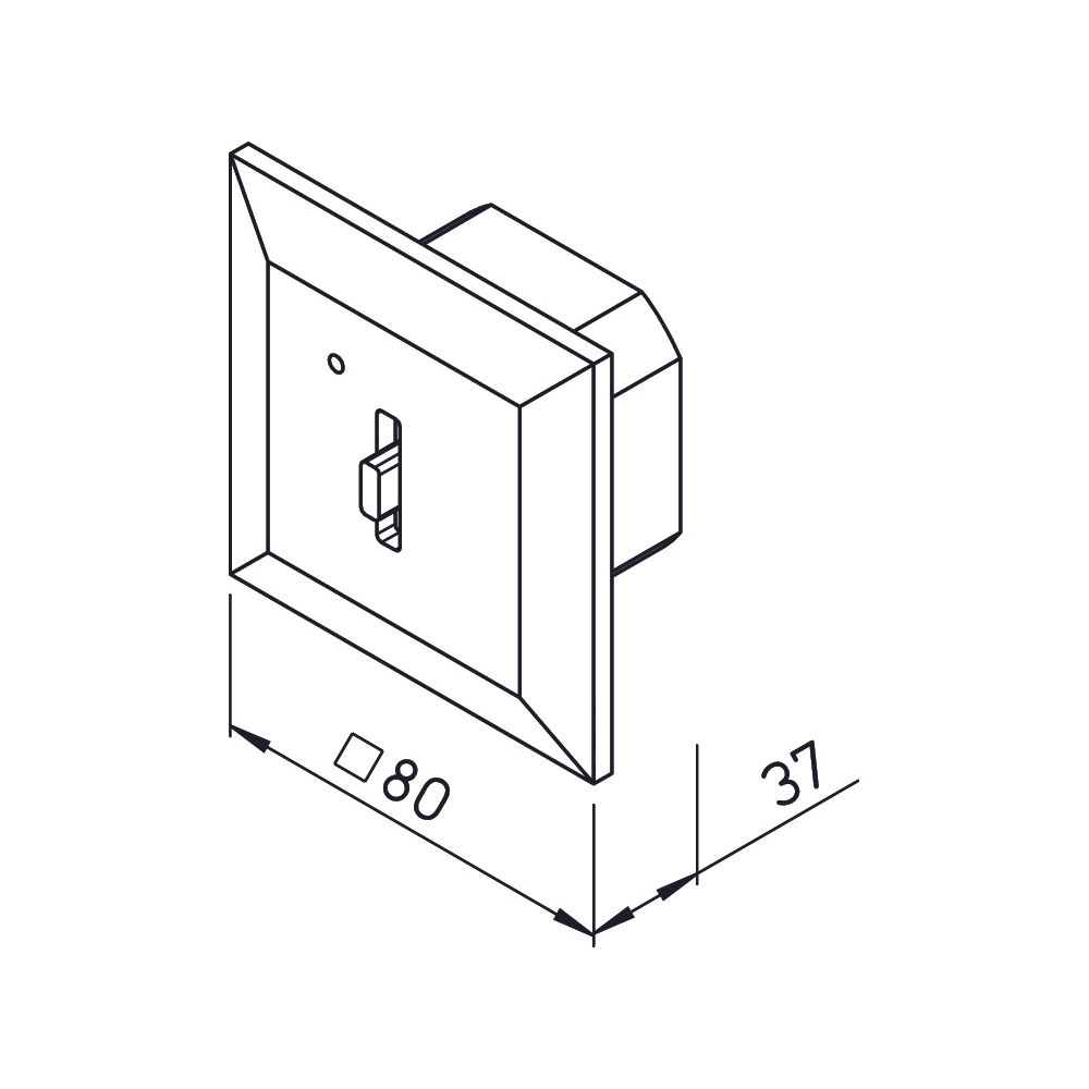 Helios KWL-BE Eco Bedienelement Schiebeschalter 3-stufig mit LED, UP-Version... HELIOS-20246 4010184202462 (Abb. 2)